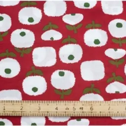ผ้าคอตตอน poplin พิมพ์ลายดอกไม้ ลายกระต่าย ข้าวปั้น ลายดอกแลนดิไลออน-415