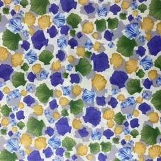 ผ้าคอตตอน 100% ผ้าเมตร คอตตอนพิมพ์ลายด้านเดียว หน้ากว้าง 145 เซนติเมตร cotton poplin ลายดอกป๊อบปี้ ลายหอยเชลล์ ลายเชลล์น้ำเงินเขียว