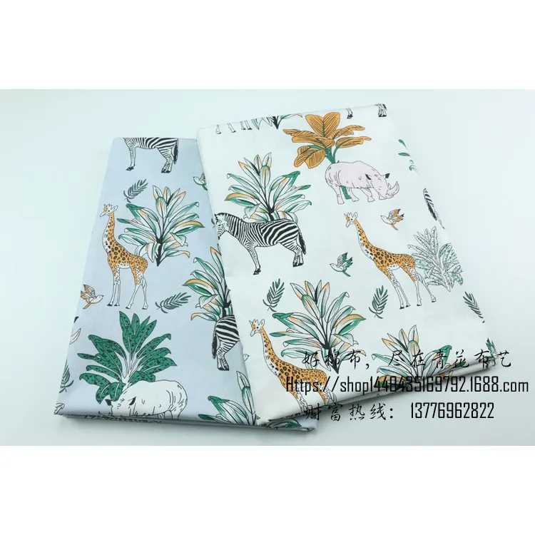 ผ้าคอตตอน 100% ทอทวิล ผ้าเมตร หน้ากว้าง 1.60 เมตร  พิมพ์ลายคริสต์มาส สัตว์ ดอกกุหลาบ รูปที่ 6