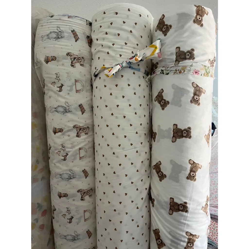 ผ้าคอตตอน 100% ทอทวิล ผ้าเมตร  หน้ากว้าง 1.60 เมตร ลายตุ๊กตาของเล่น Baby Toys รูปที่ 6