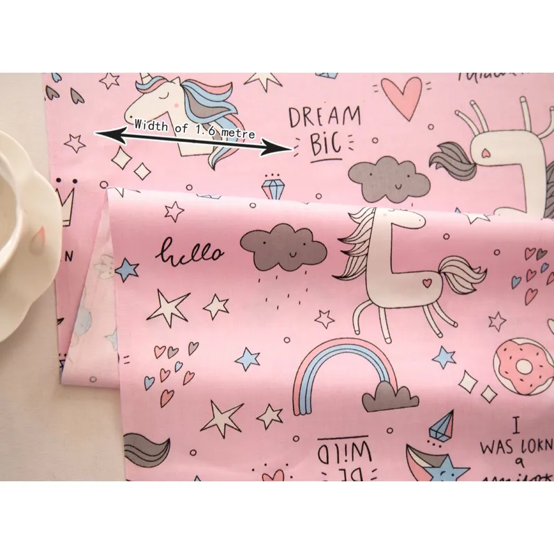 ผ้าคอตตอน 100% ทอทวิล ผ้าเมตร หน้ากว้าง 1.6 เมตร พิมพ์ลายดอกไม้ รูปที่ 4