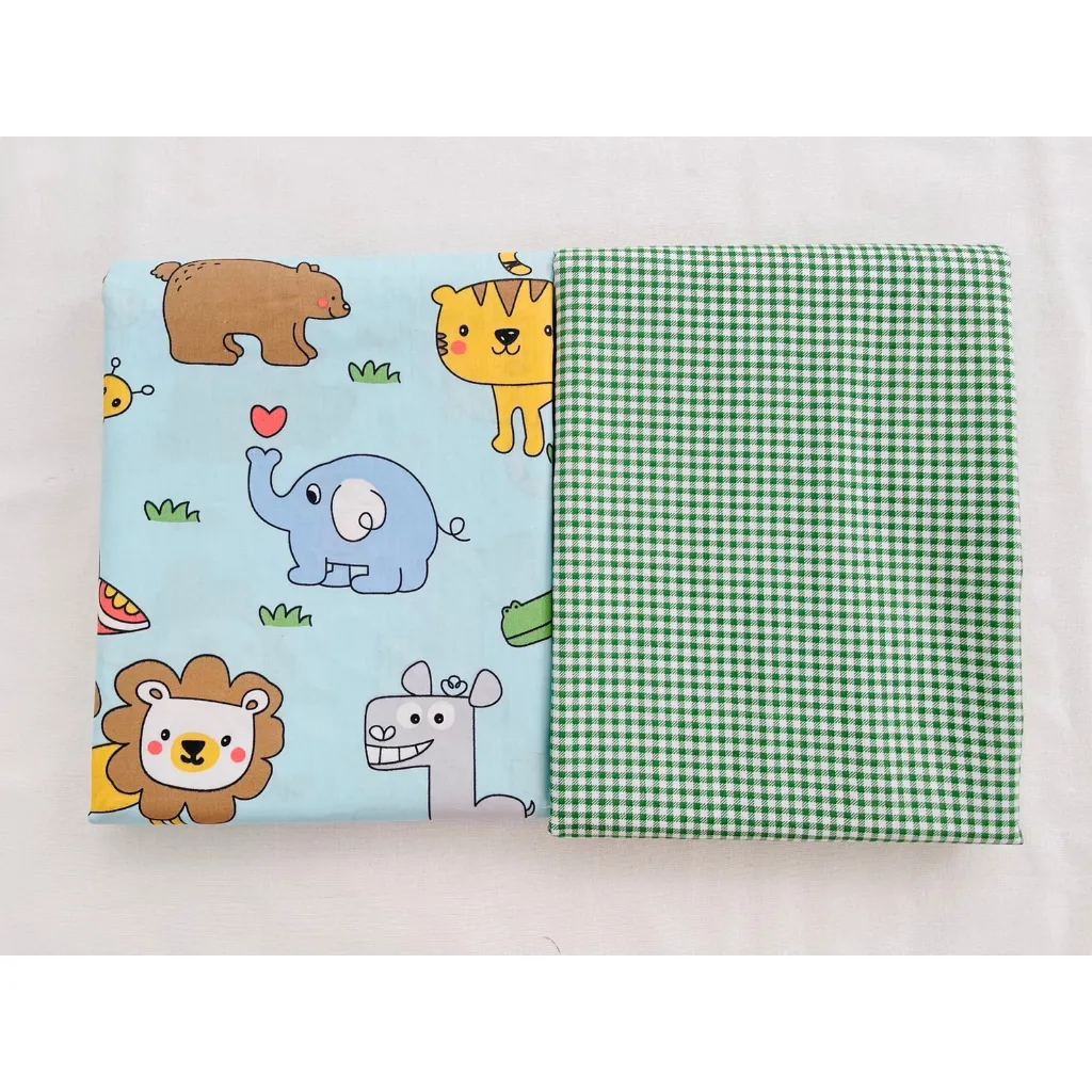 ผ้าคอตตอน 100% ผ้าเมตร คอตตอนทวิล พิมพ์ลายช้างหัวใจ หน้ากว้าง 160 เซนติเมตร รูปที่ 8