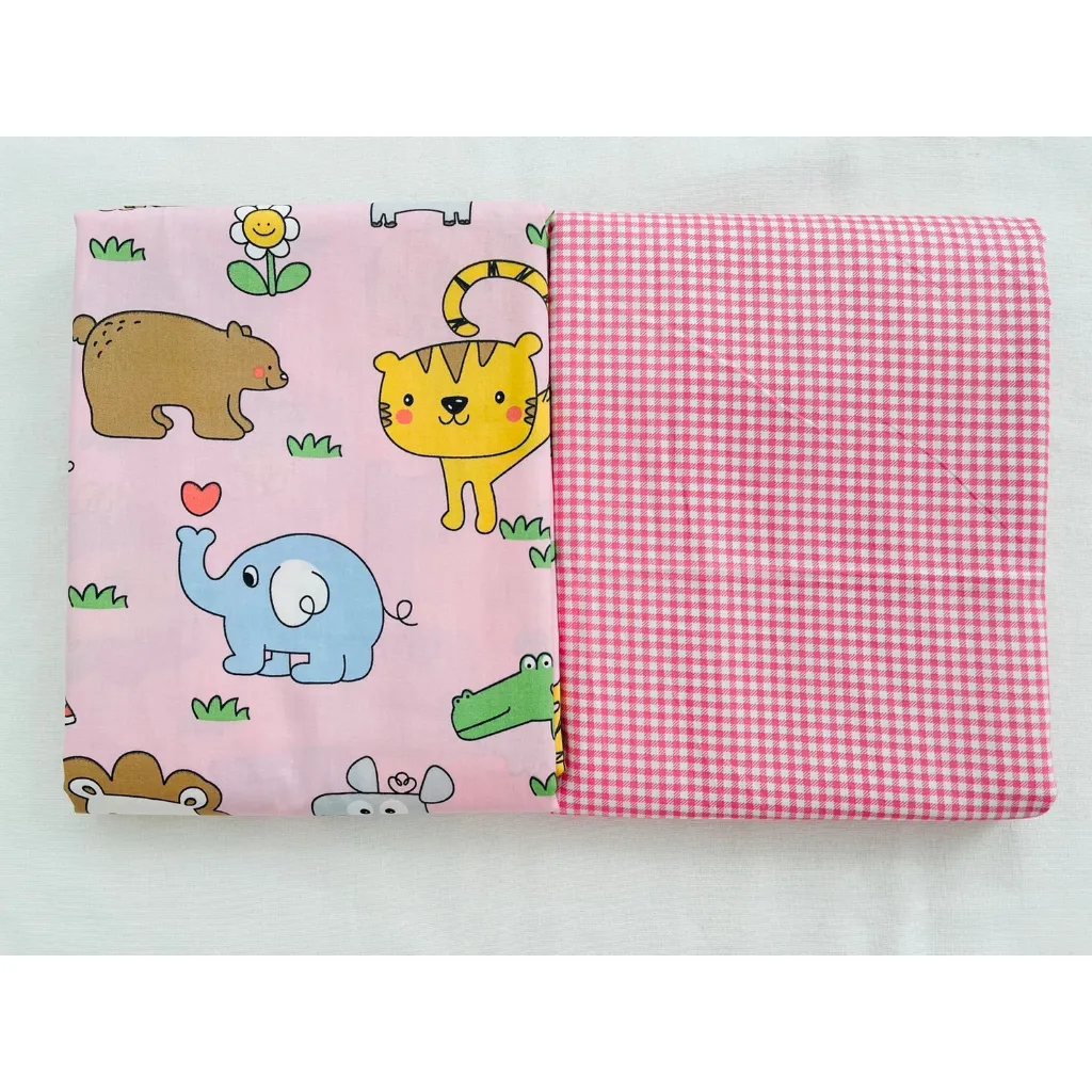 ผ้าคอตตอน 100% ผ้าเมตร คอตตอนทวิล พิมพ์ลายช้างหัวใจ หน้ากว้าง 160 เซนติเมตร รูปที่ 6
