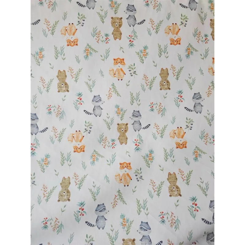 ผ้าคอตตอน 100% ทอทวิล ผ้าเมตร หน้ากว้าง1.6 เมตร ลายกระต่าย พร้อมส่ง รูปที่ 9