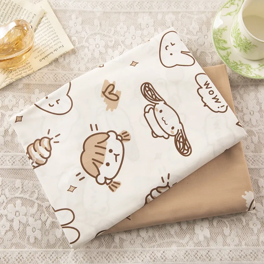 ผ้าคอตตอน 100% ทอทวิล ผ้าเมตร  ลายดอก ลายการ์ตูน ผ้าหน้ากว้าง 1.60 เมตร เกรดA 60 เนื้อนิ่มลื่น เนื้อเงา รูปที่ 4